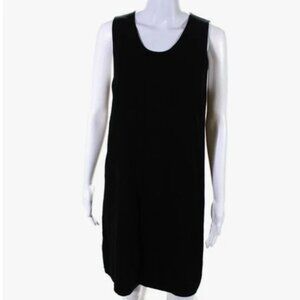 Theory Shift Black Dress Sleeveless Size L
